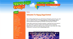 Desktop Screenshot of happydays-events.co.uk