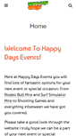 Mobile Screenshot of happydays-events.co.uk